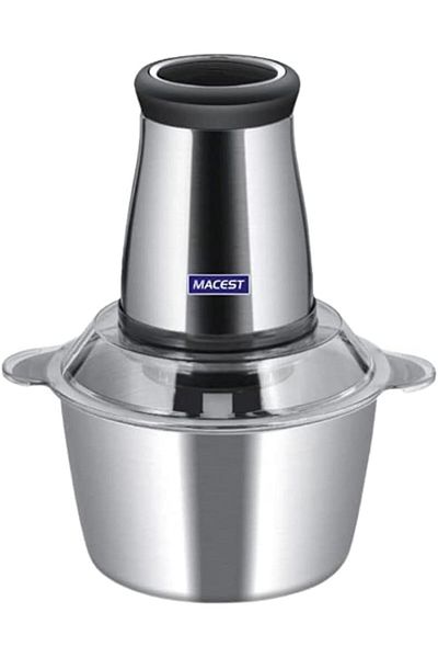 Generic Electric Food Chopper, 200W, 2L Capacity, Stainless Steel Bowl, Double Blade