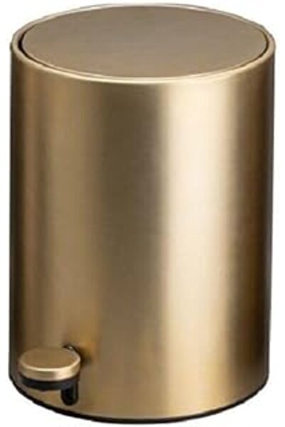 Genel Markalar System Pedallı Gold Branch Çöp Kovası 3 Lt Gold Renk 265X203X2...