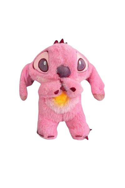 victiny Interactive plush toy VICTINY® with light and musical effects, breathes and soothes the child, pink