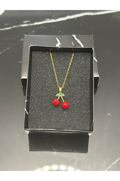 staınless steel قلادة من الفولاذ الكرز