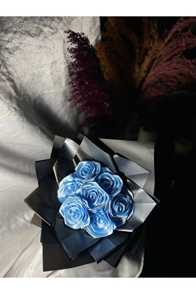 Solvia Solmayan saten çiçek buketi