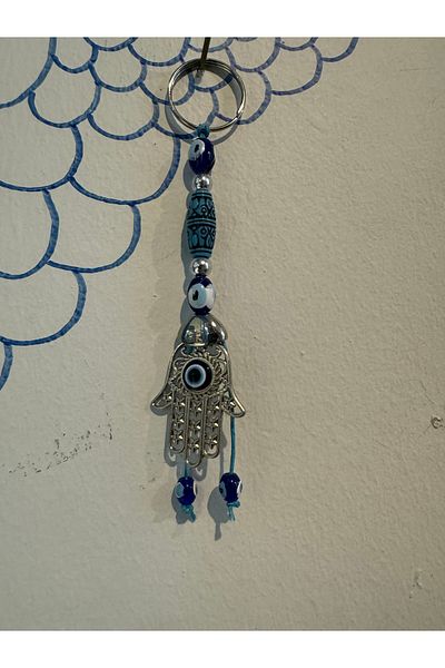 Atak Hediyelik Wire Curry Hand Charm Keychain Wall Ornament 10 cm