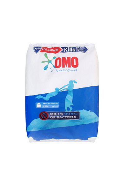 Omo Anti Bacterial Sensitive Skin Semi-Automatic Washing Machine Powder 2.25kg