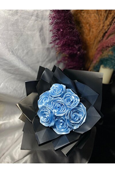 Solvia Solmayan saten çiçek buketi