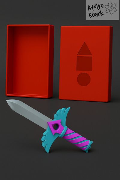 3D Stuff Squid Game 3 Knives + Box