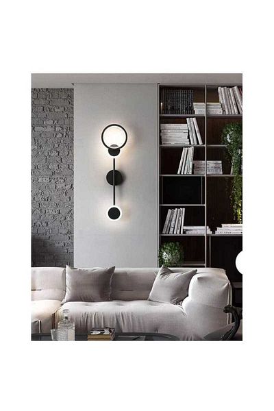 Jiju LED Wall Lamp 60cm 30 W Black 3 Types Of Light