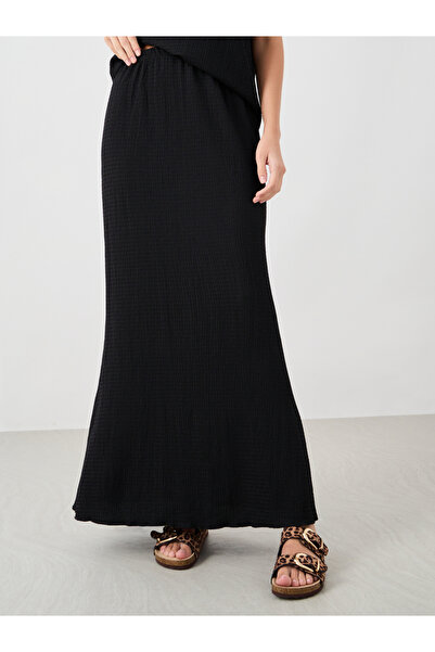Take Two By Styli Solid Sleeveless Top and Maxi Skirts Co-Ords