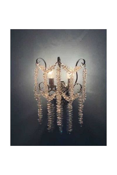 Jiju Modern Crystal Wall Lamp 2xE14