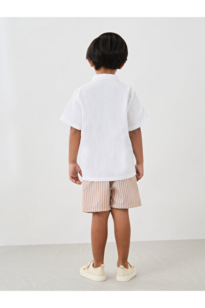 Styli Short Sleeve Buttoned Shirt and Shorts Set