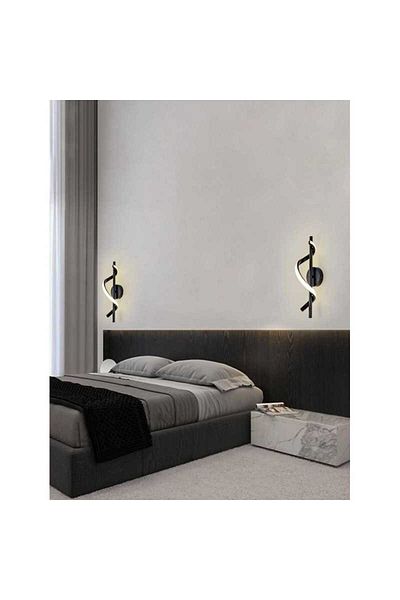 Jiju LED wall light 10 W 3926 Black with 3 Functions