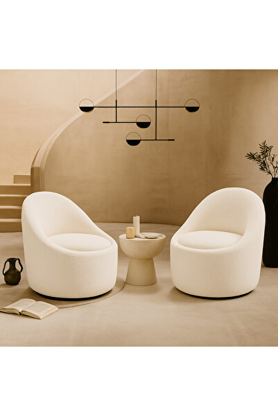 arge demo Oscar Ikili Berjer Çay Seti Döner Koltuk Üstelik Sandıklı !!! Berje...