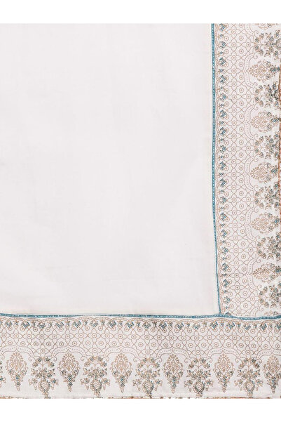 Ishin By Styli Embroidered A-Line Kurta with Sharara and Dupatta Set