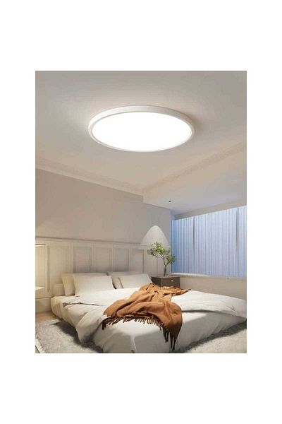 Jiju LED ceiling light IP44 60 W Ultra Slim Thickness 2.1cm D50cm 6500K 6000lm