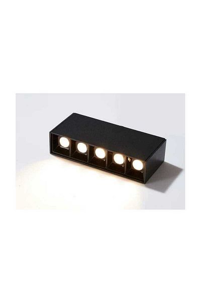 Jiju Black LED Spot 10 W Applied 4000K Neutral Light