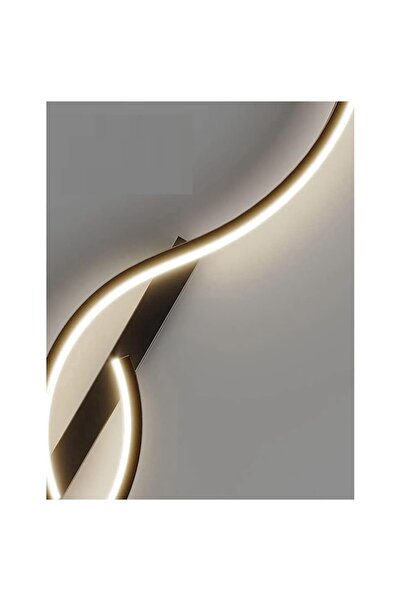 LightPlanet Aplica LED 100cm Bara design Minimalist Negru+Gold Moderna 52 W, 3 Tipuri De Lumina