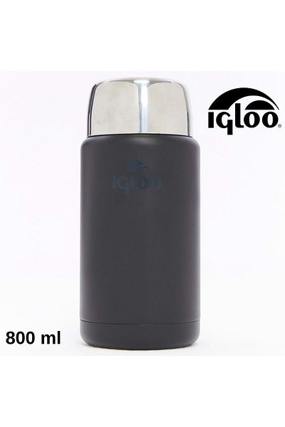 IGLOO Legend Food Jar 800ml Food Thermos Flask Black