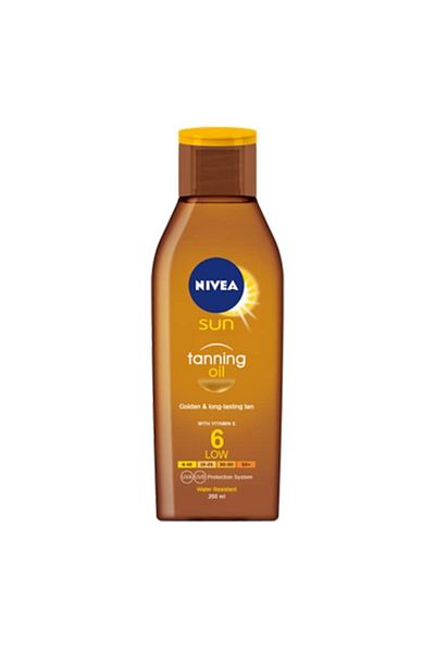 NIVEA Sun SPF 6 Body Oil for Sun Protection, 200 ml