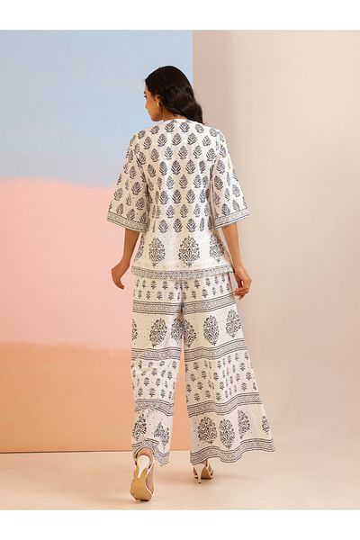 Sanskrutihomes By Styli Floral Printed Cotton Top and Pants Co-Ords