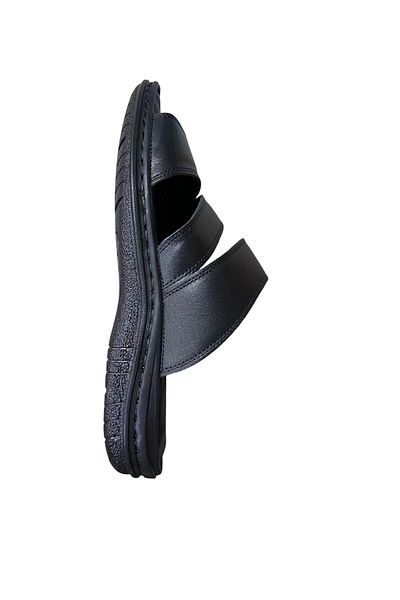 Ehil Sandals Slippers Massage Genuine Leather
