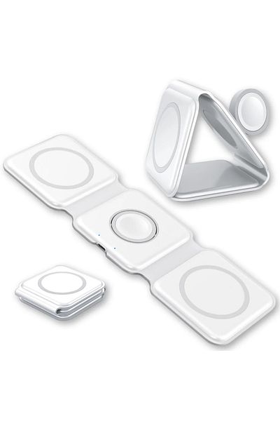 Generic 3 in 1 Magnetic Wireless Charger