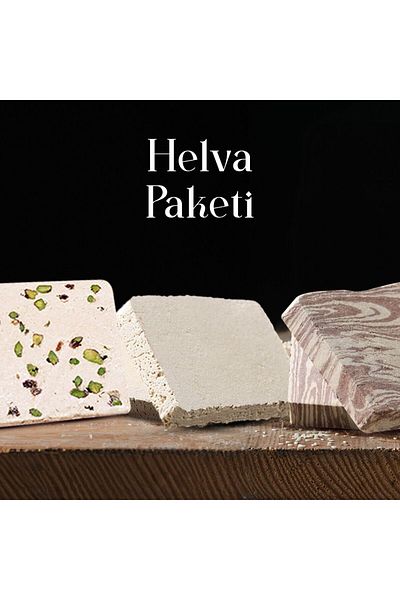 İNANÇ FIRIN Inanç Firin 3-Piece Halva Package (Plain, Cocoa, Pistachio) – 3 kg
