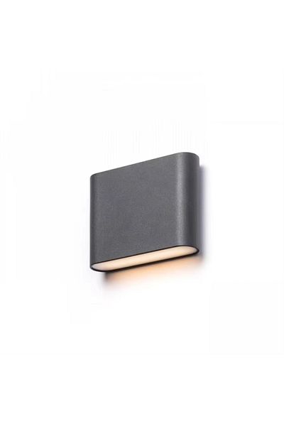 LightPlanet Outdoor LED Wall Lamp 6 W Black 3000K