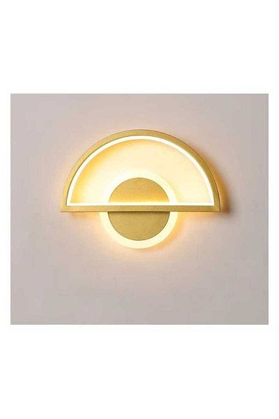 Jiju Aplica LED Gold Wall Mounted Perete 34 W Lumina clada,3 Tipuri De Lumina