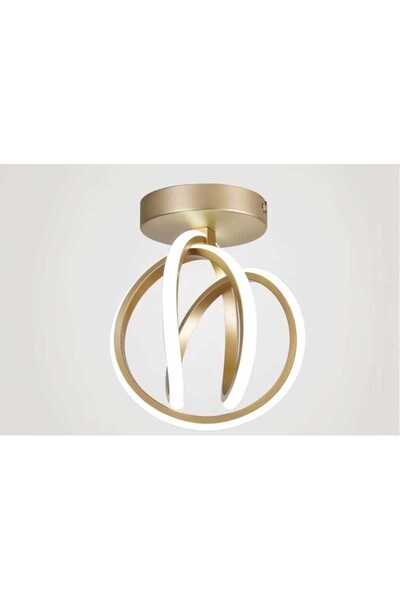 LightPlanet Lustra LED Auriu 28 W cu 3 functii lumina calda/rece/neutra