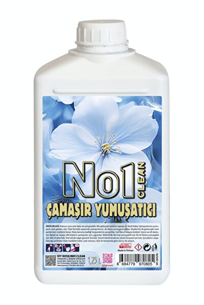 no1 clean NO 1 CLEAN EXTRA ÇAMAŞIR YUMUŞATICI 1,250 L
