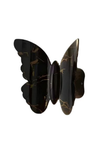 Jiju Butterfly Shaped Wall Lamp Black 6 W Warm Light IP65