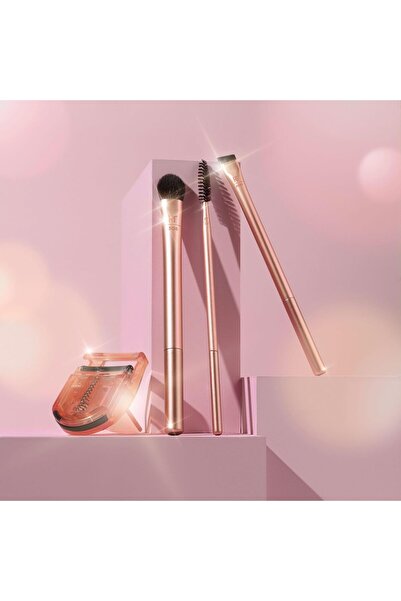 Real Techniques Real Techniques Starlit Gaze Eye + Lash 4 Piece Holiday Gift Set, Eye Makeup Brush Set For Eyeshadow