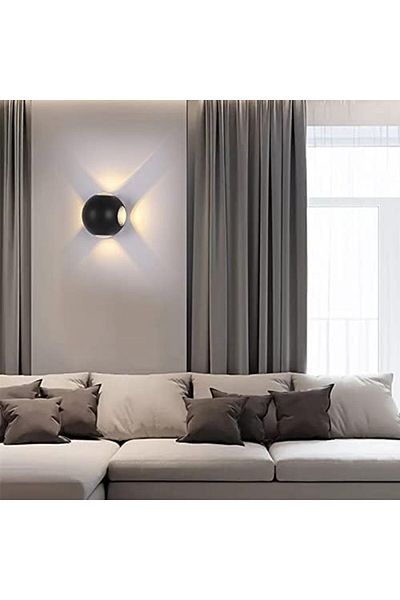Jiju \LED wall light IP65 Outdoor 12 W Warm light