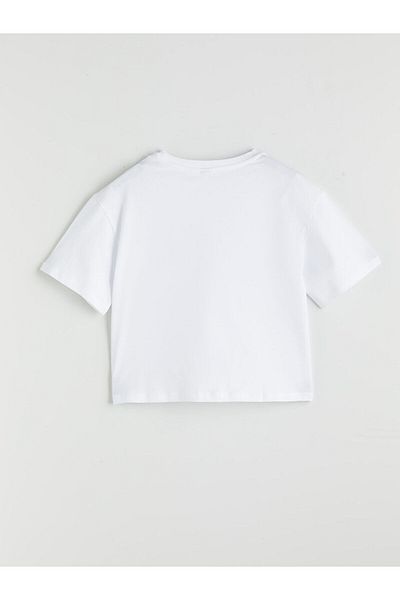 LC Waikiki Κοριτσίστικο μπλουζάκι με στάμπα Hello Kitty Crew Neck