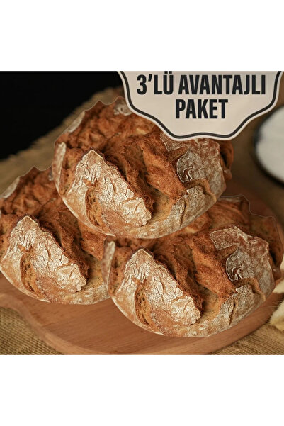 İNANÇ FIRIN İnanç Fırın Göbeklitepe Ekmeği 3’lü Paket – Sorgül Buğdayı, Ekşi Mayalı, Doğal, Katkısız 600g