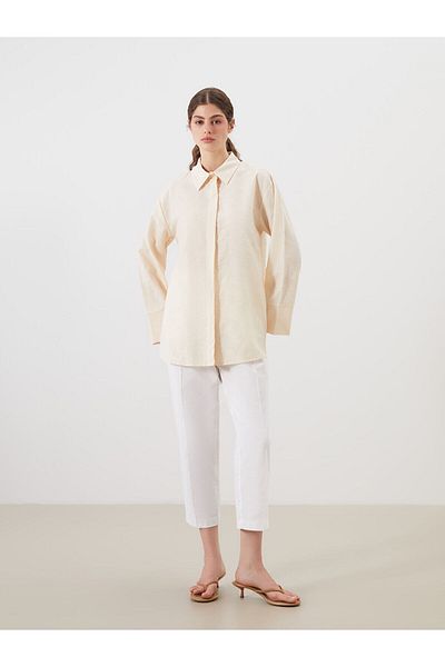 LC Waikiki Women's Textured Shirt Tunic