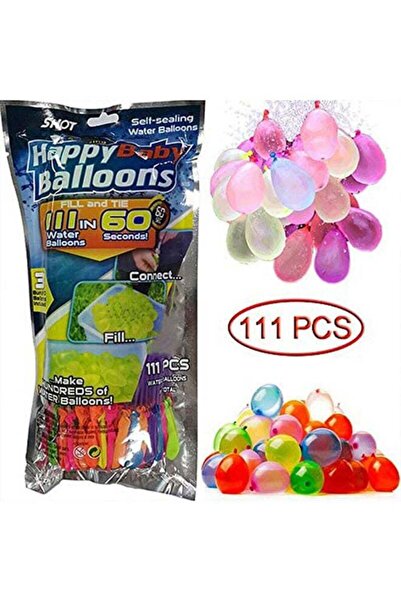 Happy Balloons مجموعة بالونات مائية مكونة من 111 قطعة