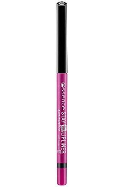 Essence Stay 8H Waterproof Lipliner, Waterproof Liplinerf with Sharpner - Stay Work