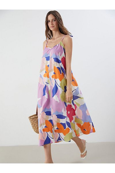 LC Waikiki V-Neck Floral Dress