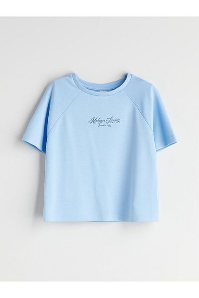 LC Waikiki Crew Neck Soft Touch Girl's T-Shirt