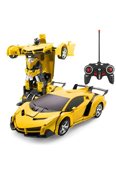 GAAK Oyuncak Uzaktan Kumandalı Transformers Tarzı Robota Dönüşen Oyuncak Arab...