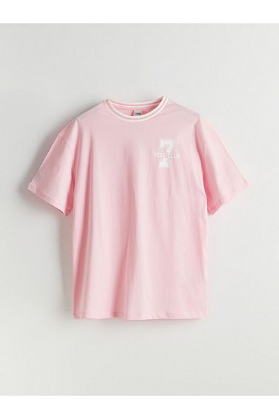 LC Waikiki Crew Neck Printed Girl's T-Shirt