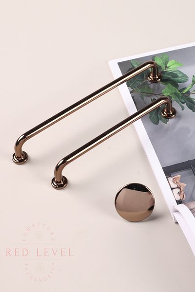 Red Level Liva Bronz Buton Modern Lux Metal Mâner Modele Bucătărie Dulap Sertar Mâner Mobilier