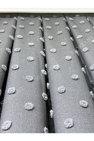 Storlant Puffy Pompom Patterned Linen Background Curtain L Preferred - Product Frequently Pile L Accessory Gift