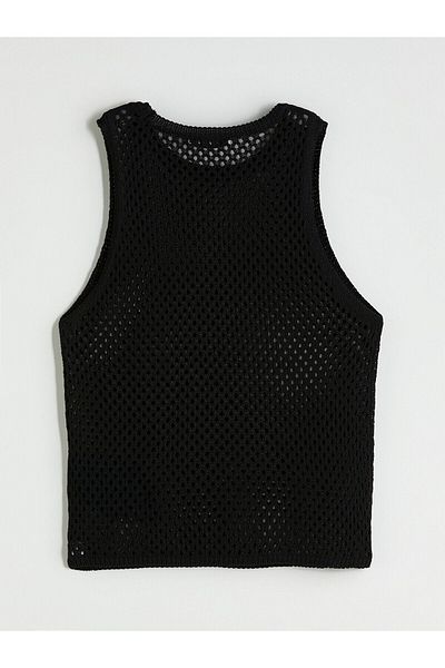 LC Waikiki Crew Neck Openwork Women's Knitwear Singlet