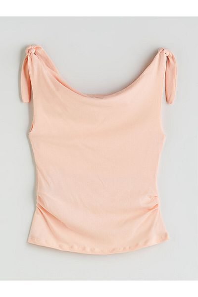 LC Waikiki Flowing Neckline Gathered Blouse