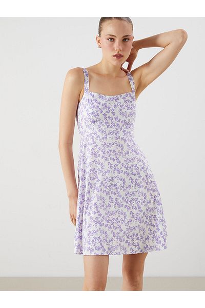 LC Waikiki Mini rochie cu talie florală