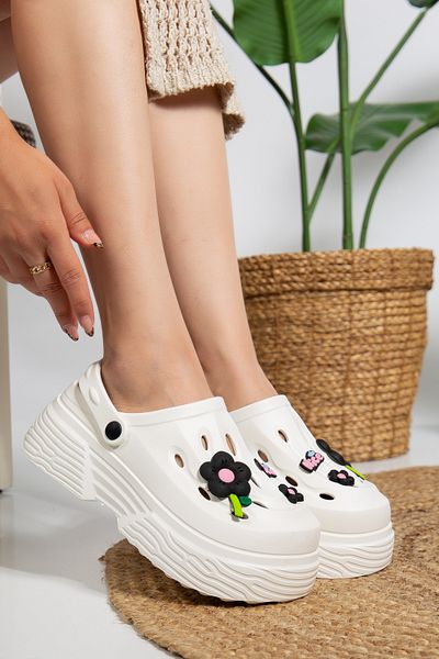 lucky shoes Comfortable Patterned Daily Use Hospital Doctor Slippers