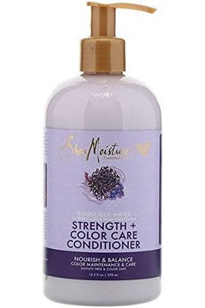Shea Moisture SheaMoisture, Strength, Color Care Conditioner, Purple Rice Water, 12.5 fl oz (370 ml)