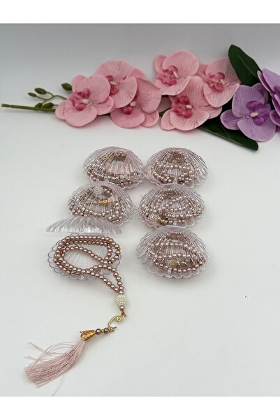 Uğurlu Hac Set de 10 mătănii din perle în cutie