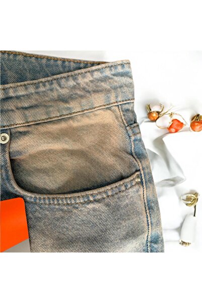 KOTOLOG Unisex Vintage πλενόμενο ρετρό φόρμα φαρδύ Jean Capri Bermuda